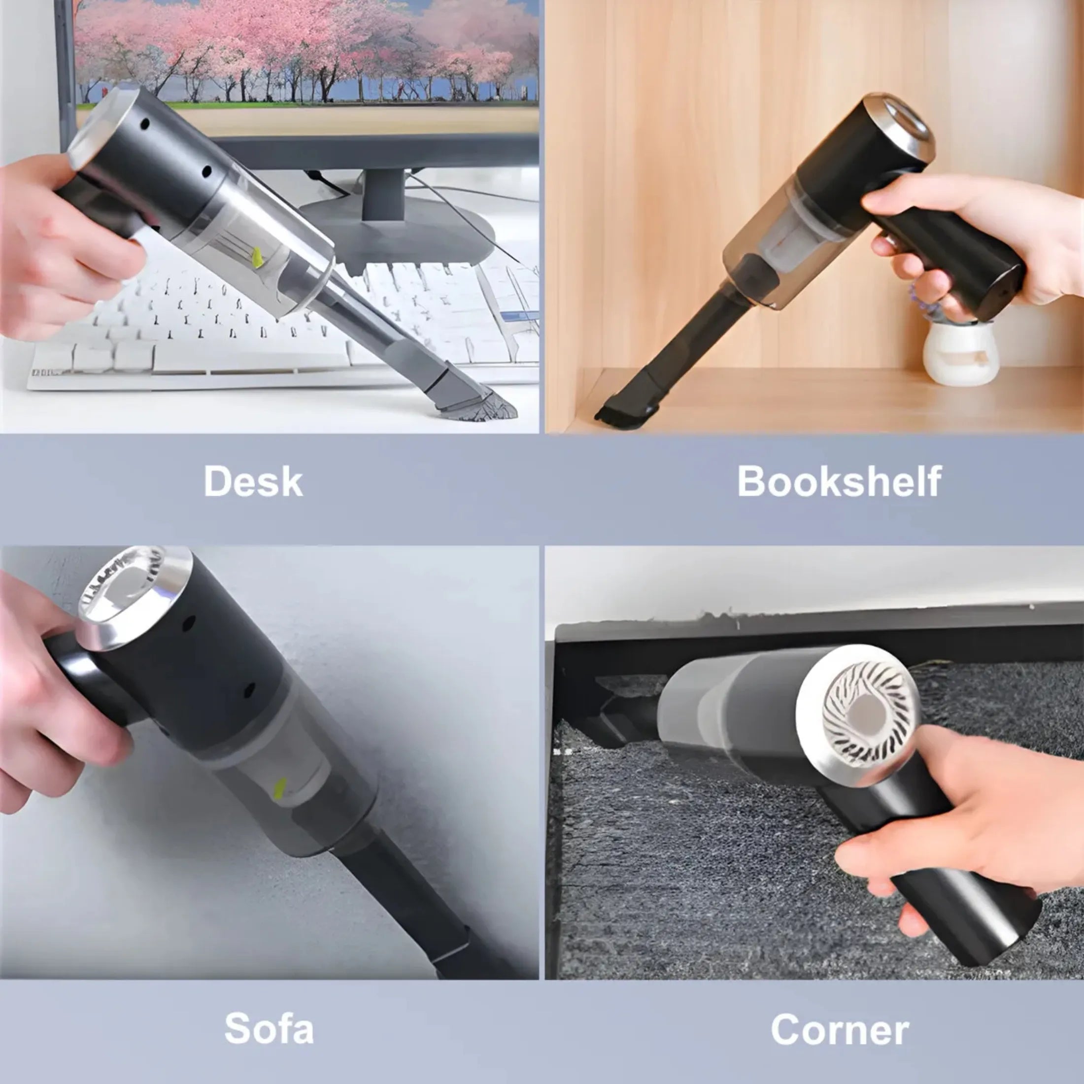 Mini Vacuum Cleaner & Blower– Powerful & Portable!