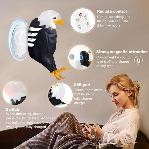 Eagle LED Bird Projection